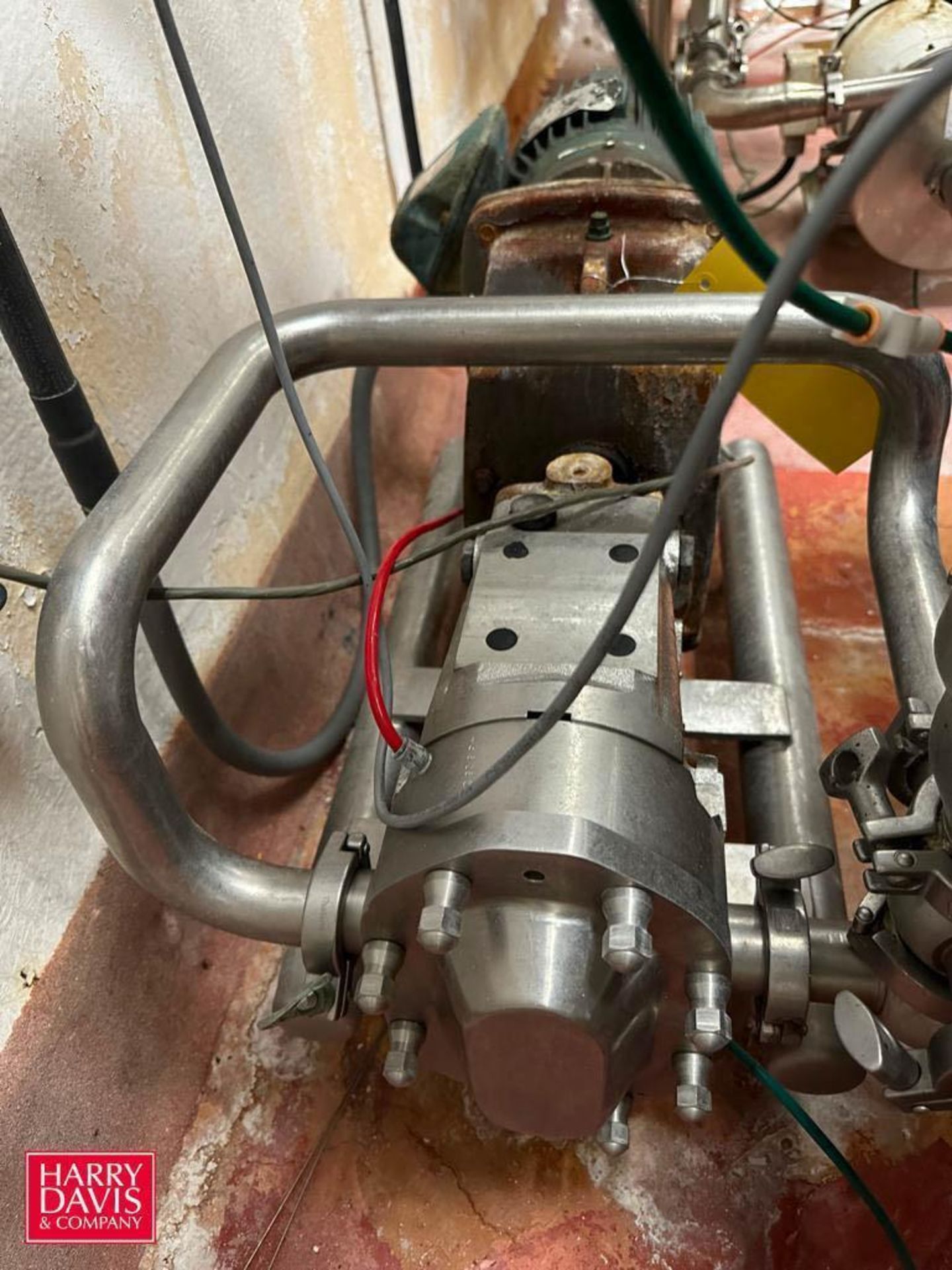Waukesha Cherry-Burrell Positive Displacement Pump, Model: 030/U2, S/N: 35306305: Mounted on S/S