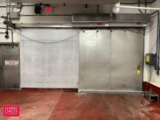 S/S Sliding Insulated Door: 9’ x 9’ with Mars Air Curtain - Rigging Fee: $750