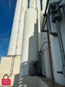 Walker 10,000 Gallon Jacketed 316 S/S Liquid Sugar Silo, S/N: VSHT-6129-R with Ultra Violet Light