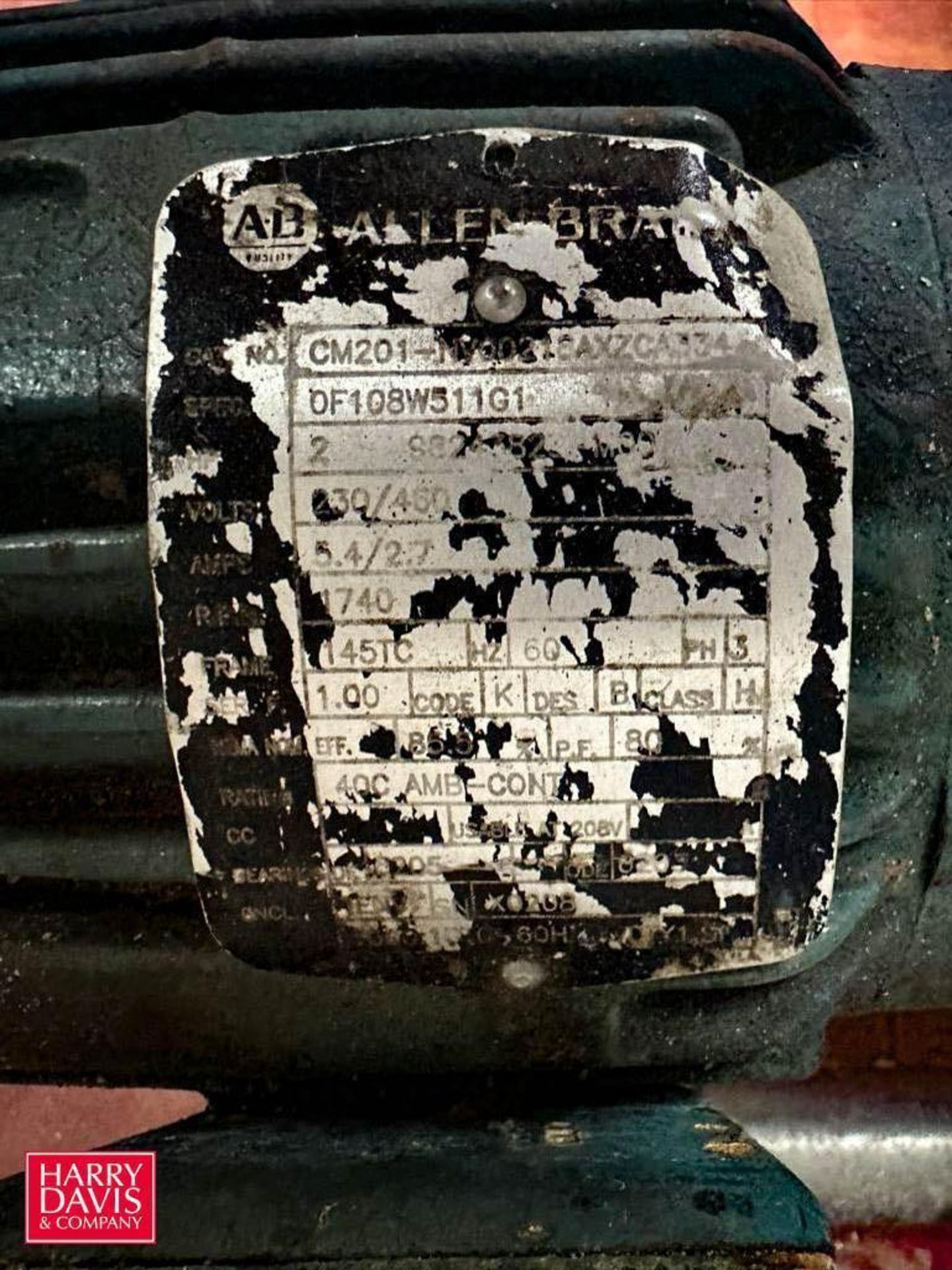 Waukesha Cherry-Burrell Positive Displacement Pump, Model: 030/U2, S/N: 35306305: Mounted on S/S - Image 3 of 3