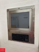 Hope Industrial Systems In-Wall Mounted Touch Screen HMI with Keyboard - Rigging Fee: $250