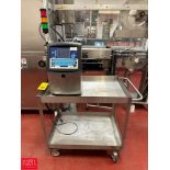 Video Jet Ink Jet Coder, Model: 1520, S/N: 1408008C22ZH with S/S Cart: 3’ x 2'
