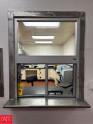 S/S Lab Pass-Through Window - Rigging Fee: $150