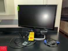 ASUS HDMI Monitor and Cables - Rigging Fee: $50