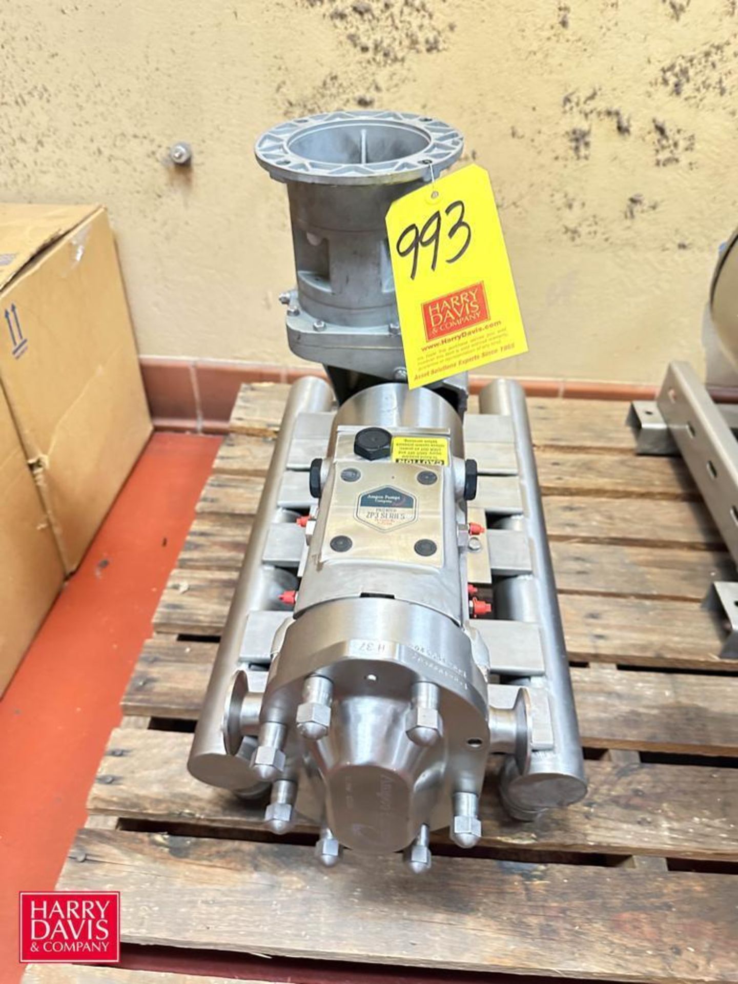 Ampco Positive Displacement Pump - Rigging Fee: $200