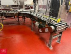 Hytrol Roller Conveyor: 9'x16" with Drive and 45° Turn - Rigging Fee: $250