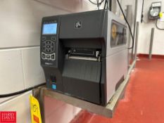 Zebra Industrial Label Printer, Model: ZT410 - Rigging Fee: $100