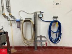 RMC Sanitizing Foaming Station with Hose, Nozzle and Hose Station with Nozzle, Filter and Valves