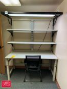 Desk, Modular Desk, Bookcase and Chairs - Rigging Fee: $150