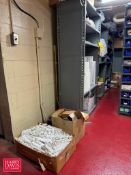 Assorted Conveyor Chain and (3) Shelves: 75” x 3’ x 1’ - Rigging Fee: $150