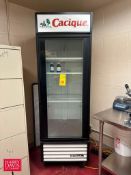 True Glass Door Refrigerator, Model: GDM-23 - Rigging Fee: $150