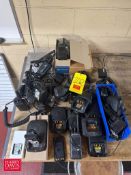 Assorted Motorola Radios and Chargers - Rigging Fee: $50