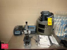 Hach AS950 Portable Sampler, DR3900, DRB200, Spencer Dual Optic Microscope, Pipettes, Racks