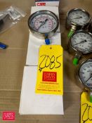 NEW Weiss Gauges, 160 PSI - Rigging Fee: $50