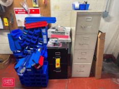 File Cabinets and Parts Bins - Rigging Fee: $100