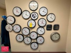 Assorted Clocks - Rigging Fee: $75
