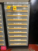 10-Drawer Vidmar Cabinet: 63” x 30” x 27.5" with Stand - Rigging Fee: $100