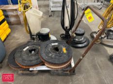 Floor Scrubber Heads with Cart - Rigging Fee: $75