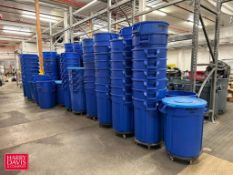 Blue Rubbermaid Tash Receptical - Rigging Fee: $650