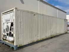 Shanghai CIMC 40' Refrigerated Shipping Container, Model: 1AAA-S-051A, S/N: SCRC 098629 with Thermo