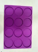 Vanity Full Sheet Pan 12-5” Round Silicone Molds - Rigging Fee: $250