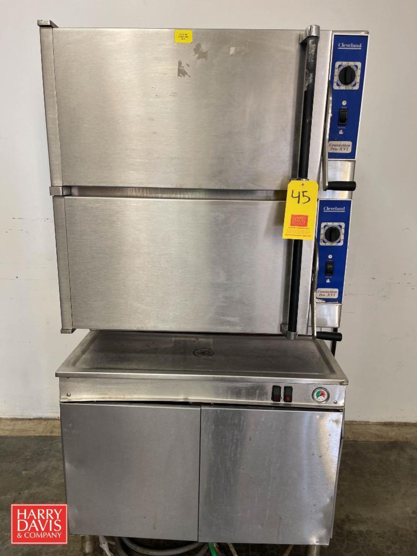 (2) Cleveland Convection Pro XVI Steamer Ovens, Model: 36CGM 16300 - Rigging Fee: $250