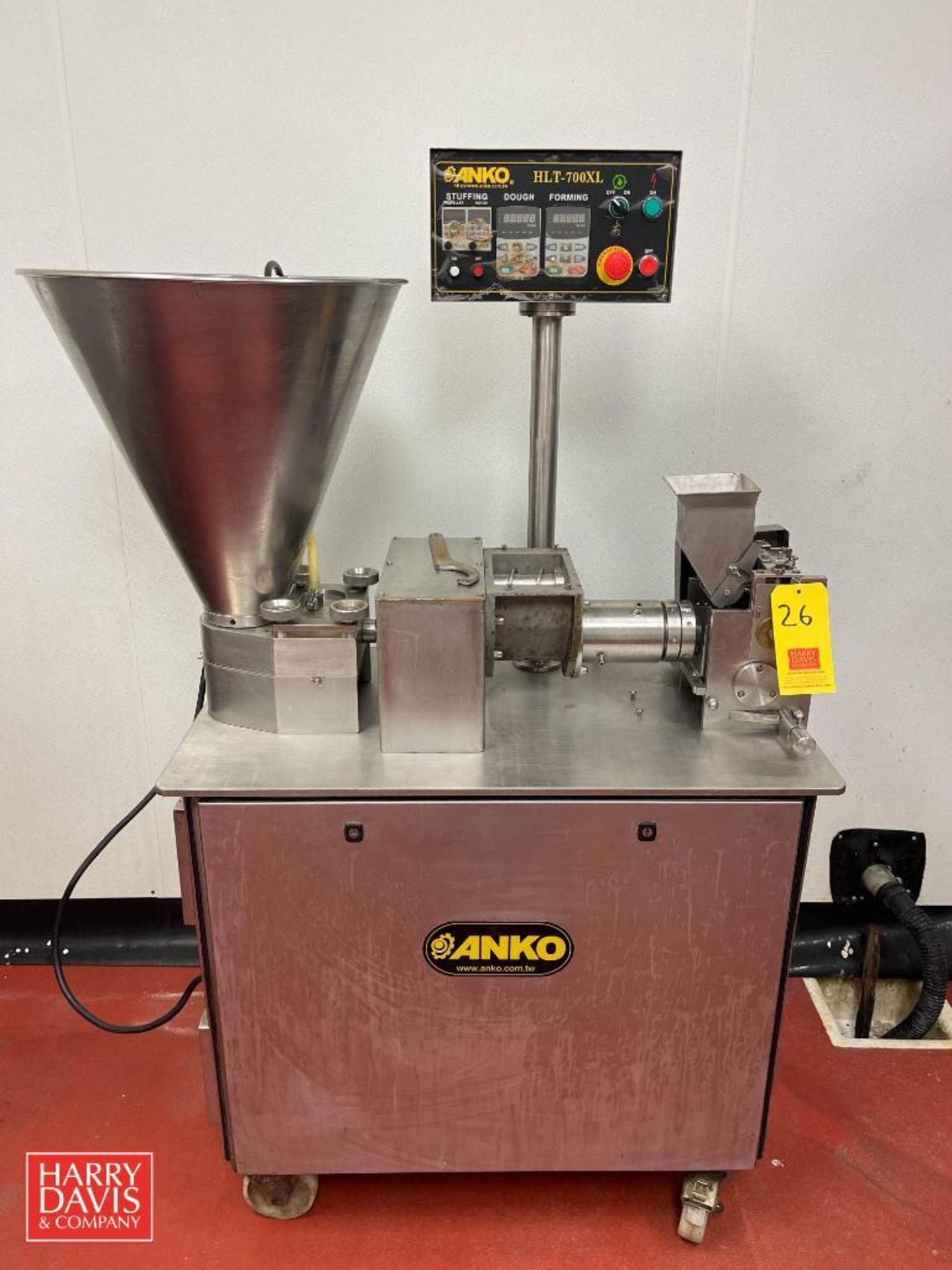 Anko Ravioli Machine, Model: HLT-700XL, S/N: 1206979 - Rigging Fee: $250