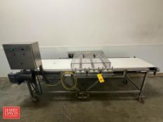 S/S Frame Portable Conveyor, 9' Length x 24" Width with Drive - Rigging Fee: $300