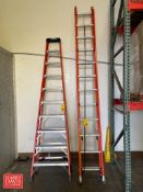 Werner 24' Non-Conductive Fiberglass Extension Ladder, Model: D6224-2, 300 LB Capacity