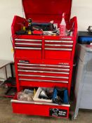 Husky 12-Drawer Portable Tool Cabinet with Tools - Rigging Fee: $100