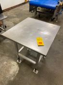 30" x 28" S/S Top Tables - Rigging Fee: $150