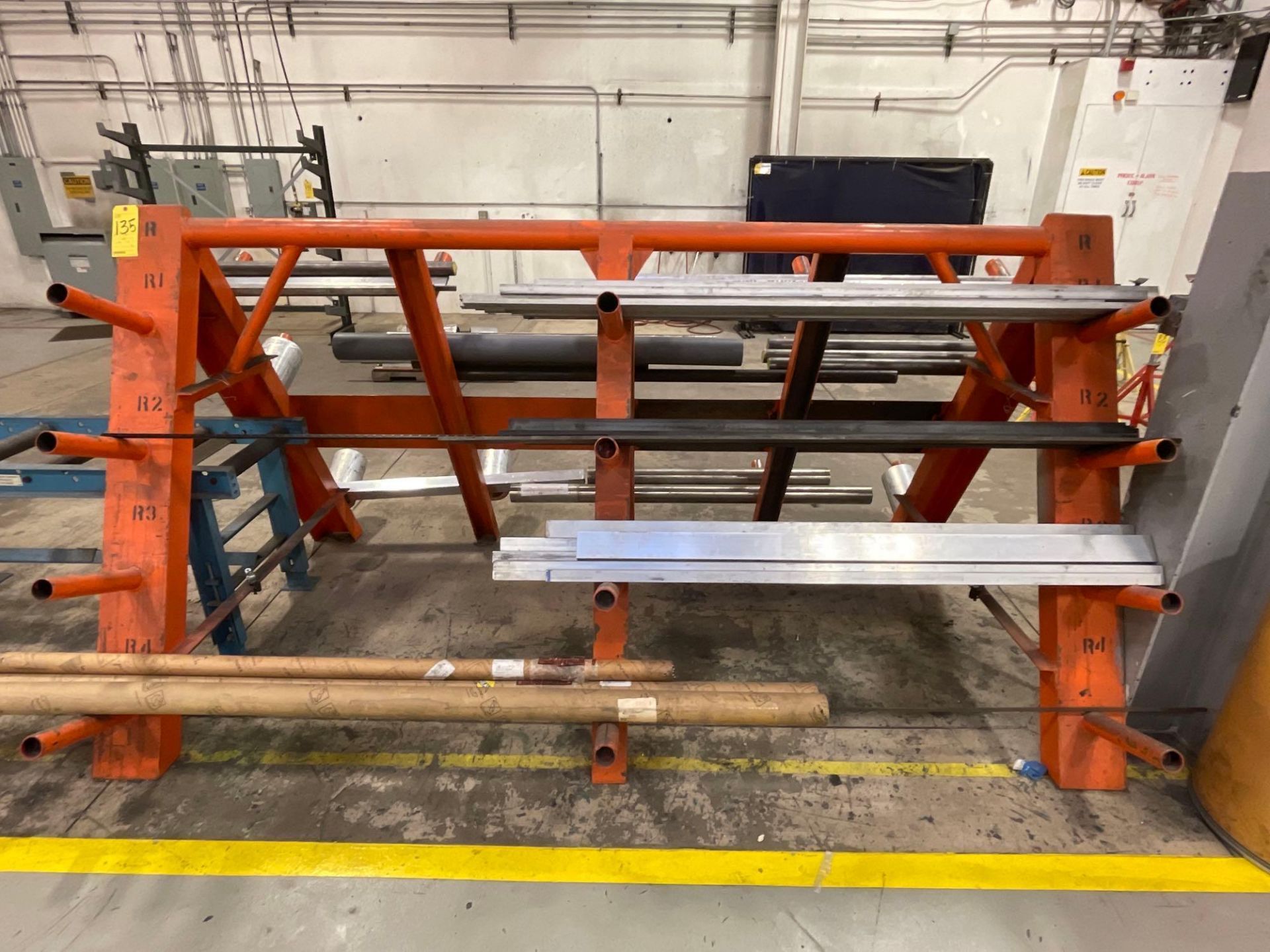 Double Sided "A" Frame Cantilever Rack, 120" X 72" X 62" (Contents Not Included) - Image 2 of 5