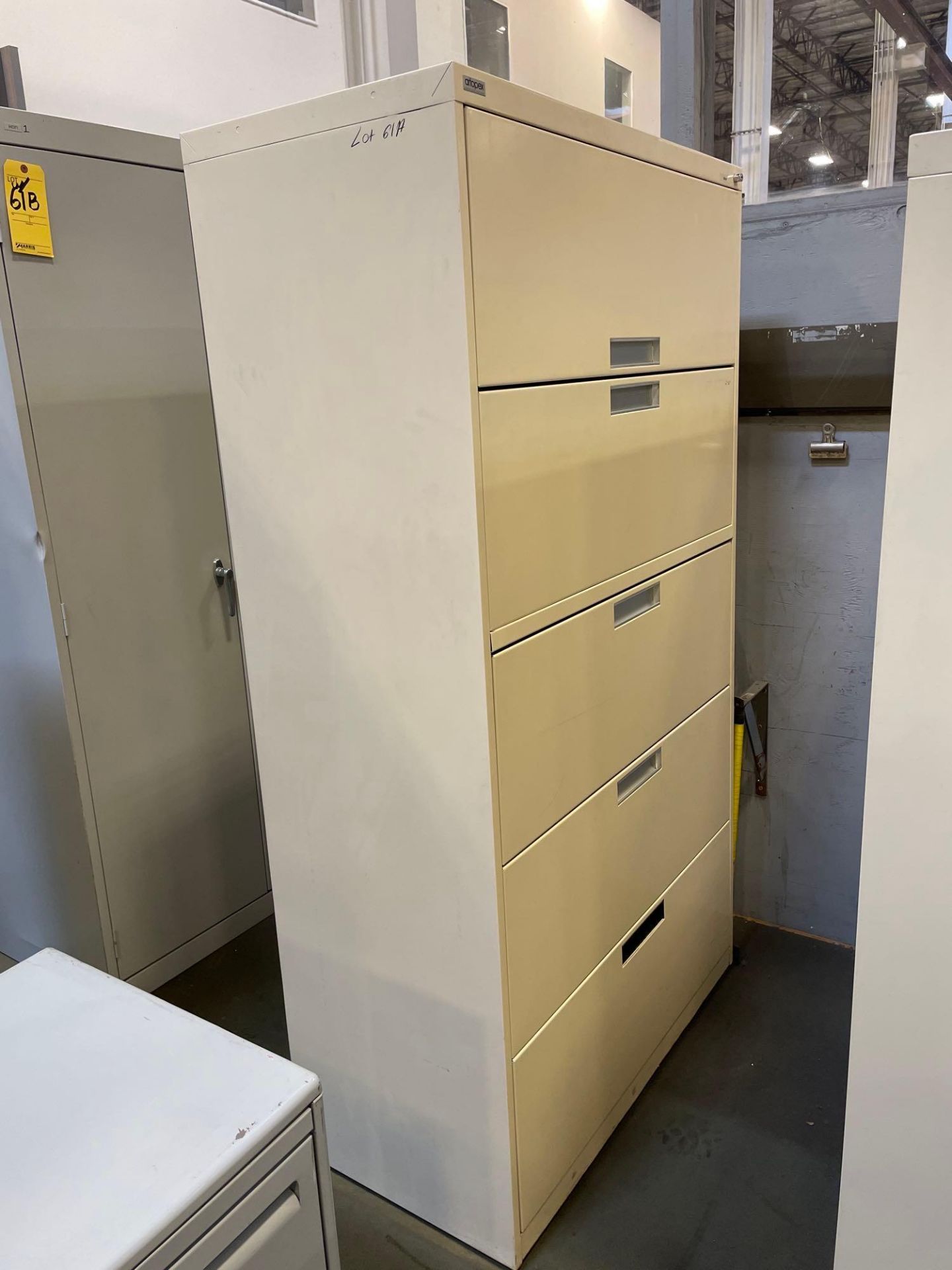 Lot of 5 File Cabinets, 5 Drawer: (4) 36" X 18" X 60", (1) 36" X 18" X 66" - Image 4 of 7