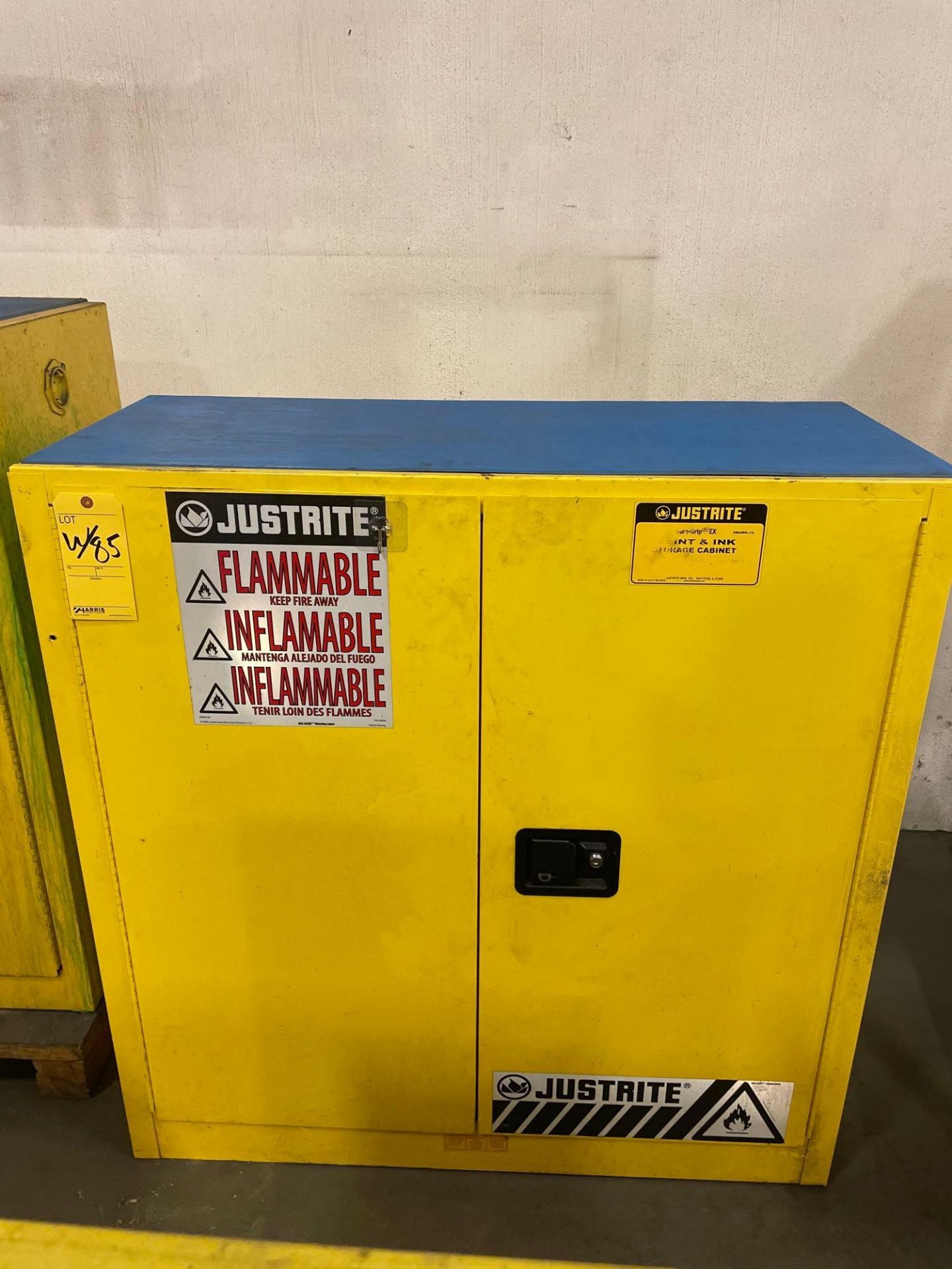 Lot of 2: (1) Just Rite Flammable Cabinets, (1) Eagle Flammable Cabinet, 43" X 18" X 45" - Image 2 of 6