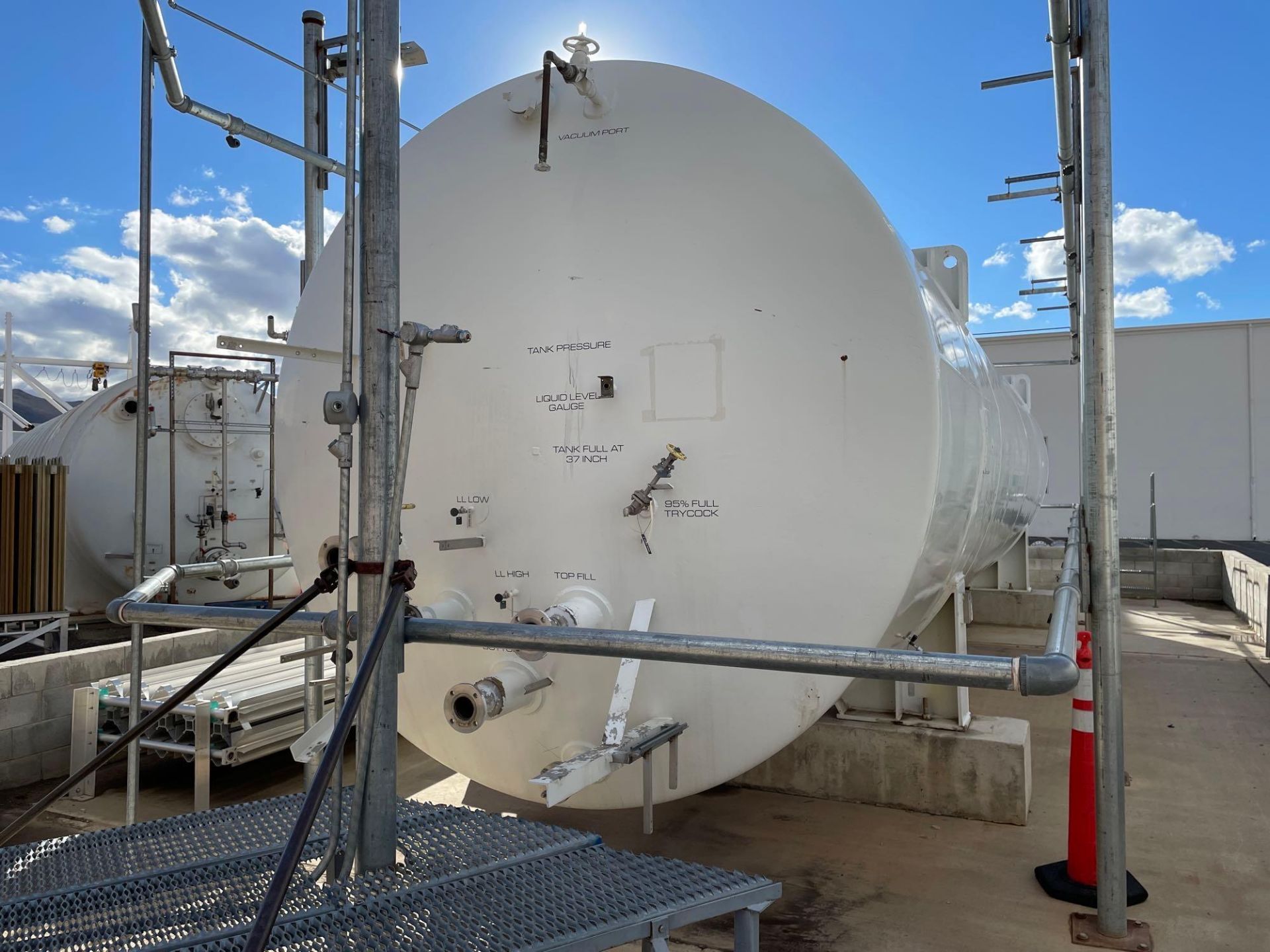 21,000 Gal. Liquid Methane Tank - Image 4 of 8