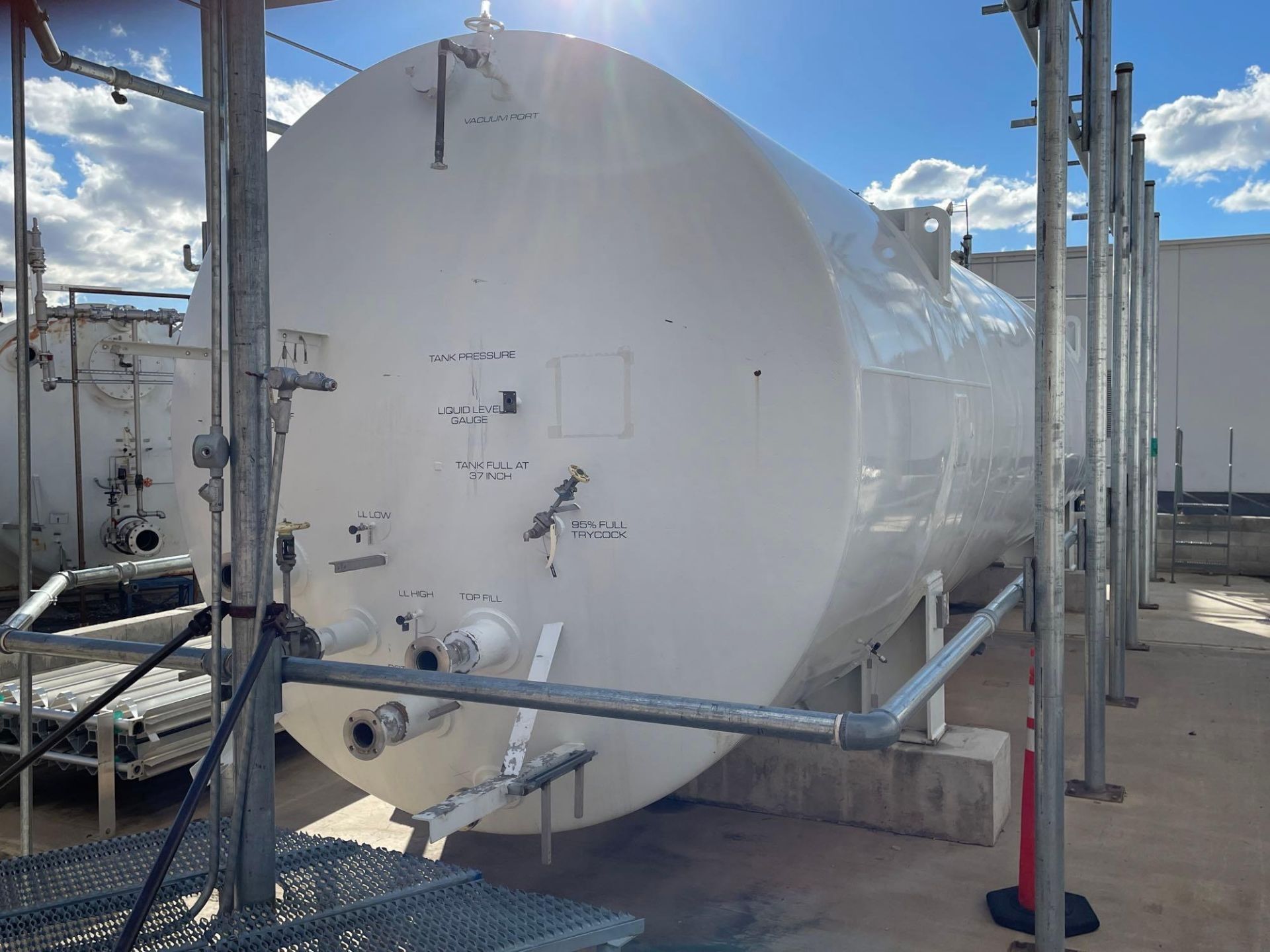 21,000 Gal. Liquid Methane Tank - Image 3 of 8