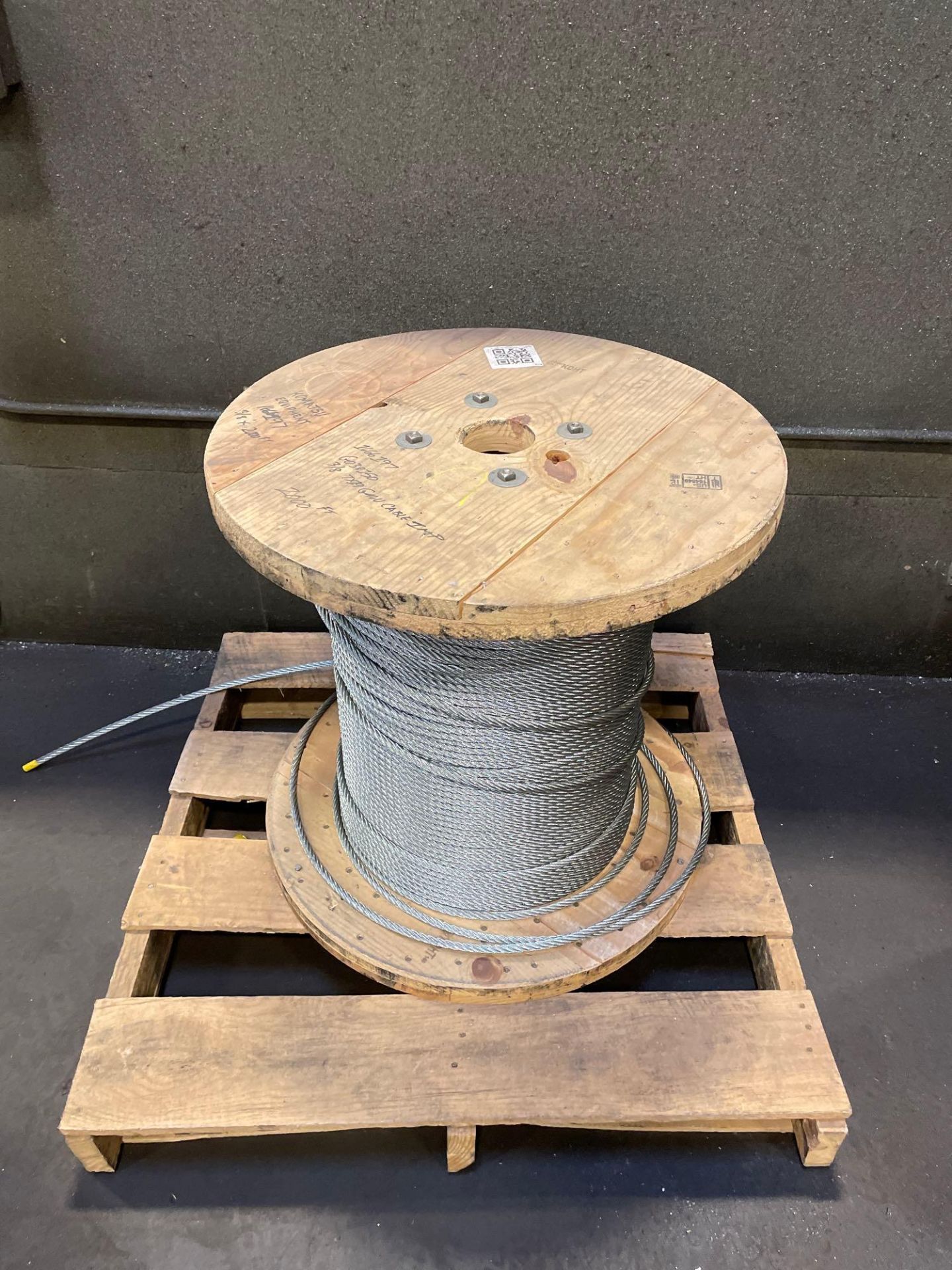Spool of 3/8” Thick Cable