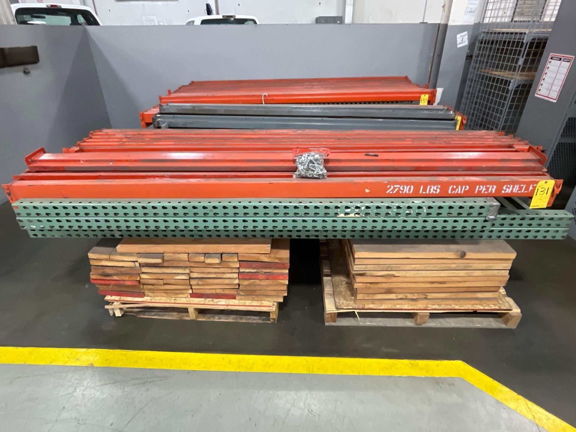 Lot of Disassembled Pallet Racking