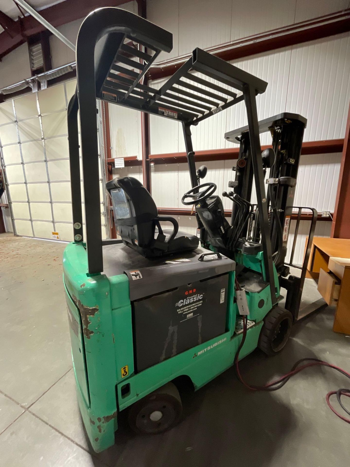 2650 Lb. Mitsubishi Model FBC18N Electric Forklift - Image 2 of 13