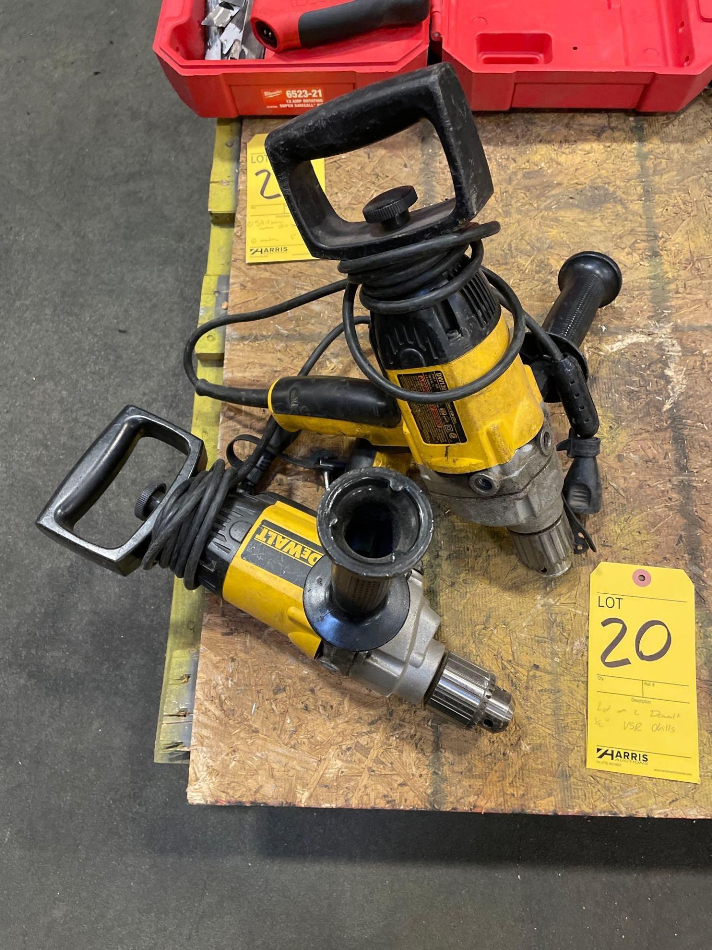 Lot of 2: DeWalt 1/2" VSR Electric Drills