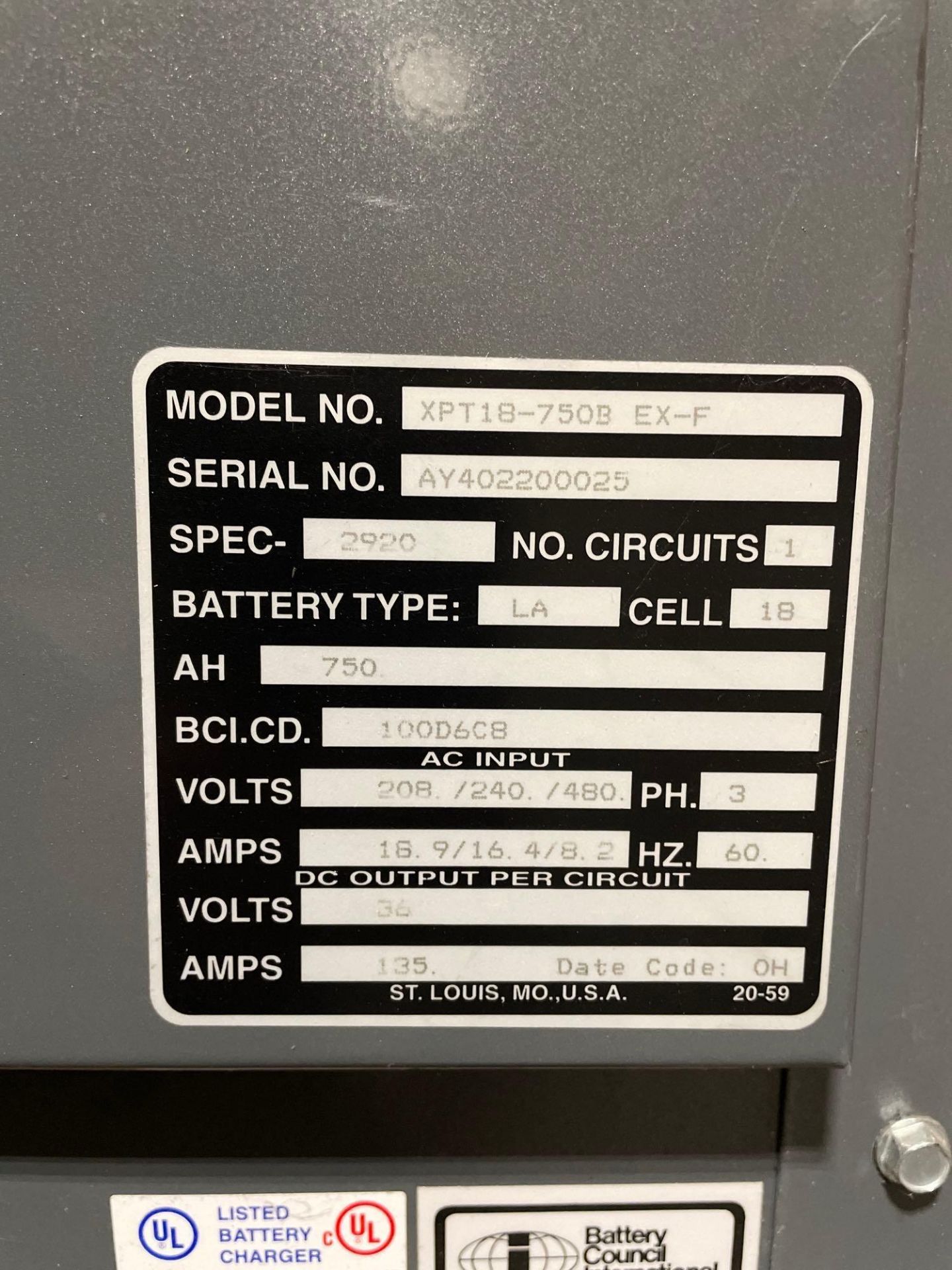 2650 Lb. Mitsubishi Model FBC18N Electric Forklift - Image 12 of 13