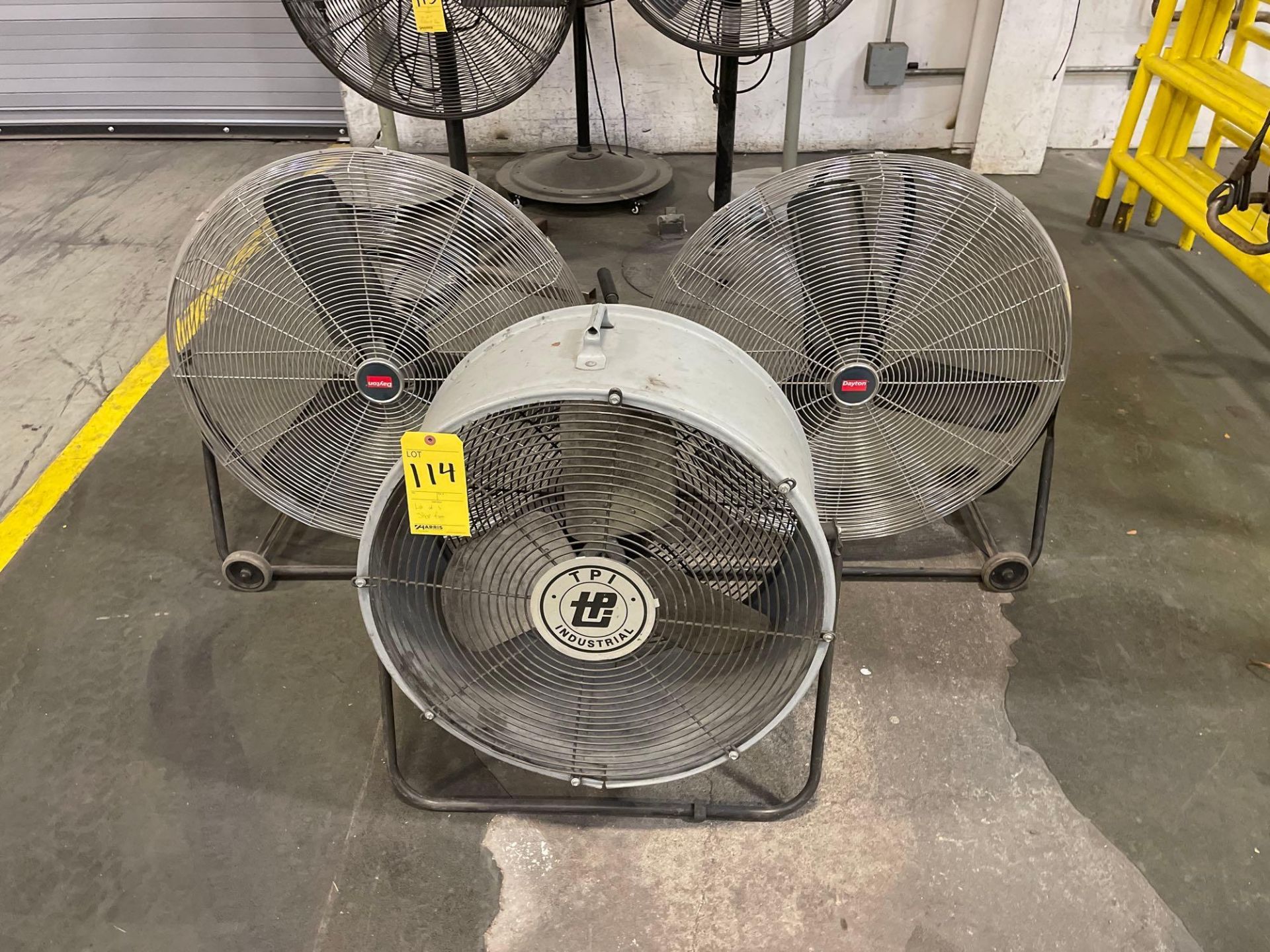 Lot of 3: Shop Floor Fans