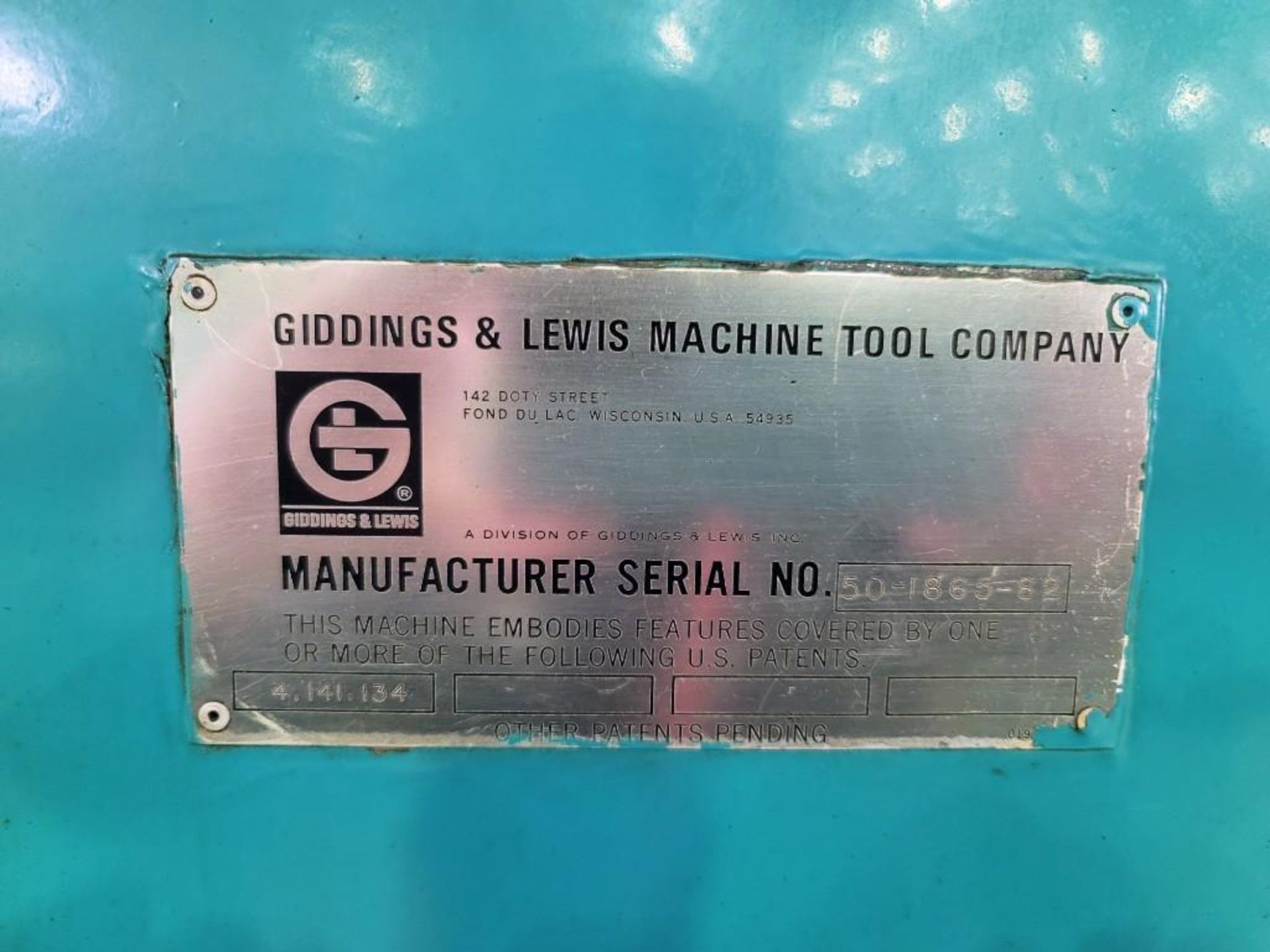 5" Giddings & Lewis CNC Horizontal Boring Mill, Type PC50TX, CURRENTLY NOT RUNNING - Image 15 of 15