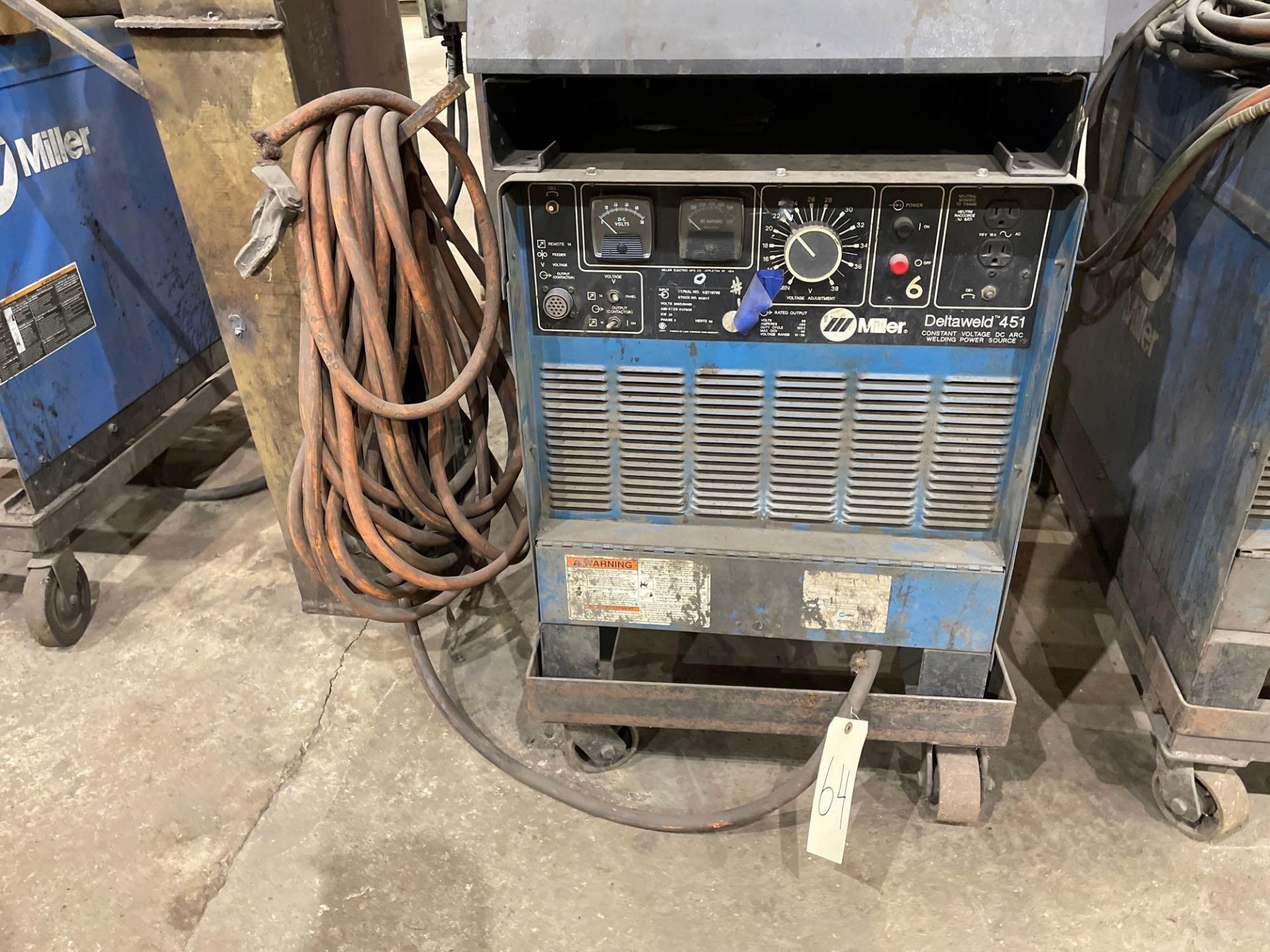 Miller Deltaweld 451 CV/DC Arc Welding Power Source - Image 5 of 5