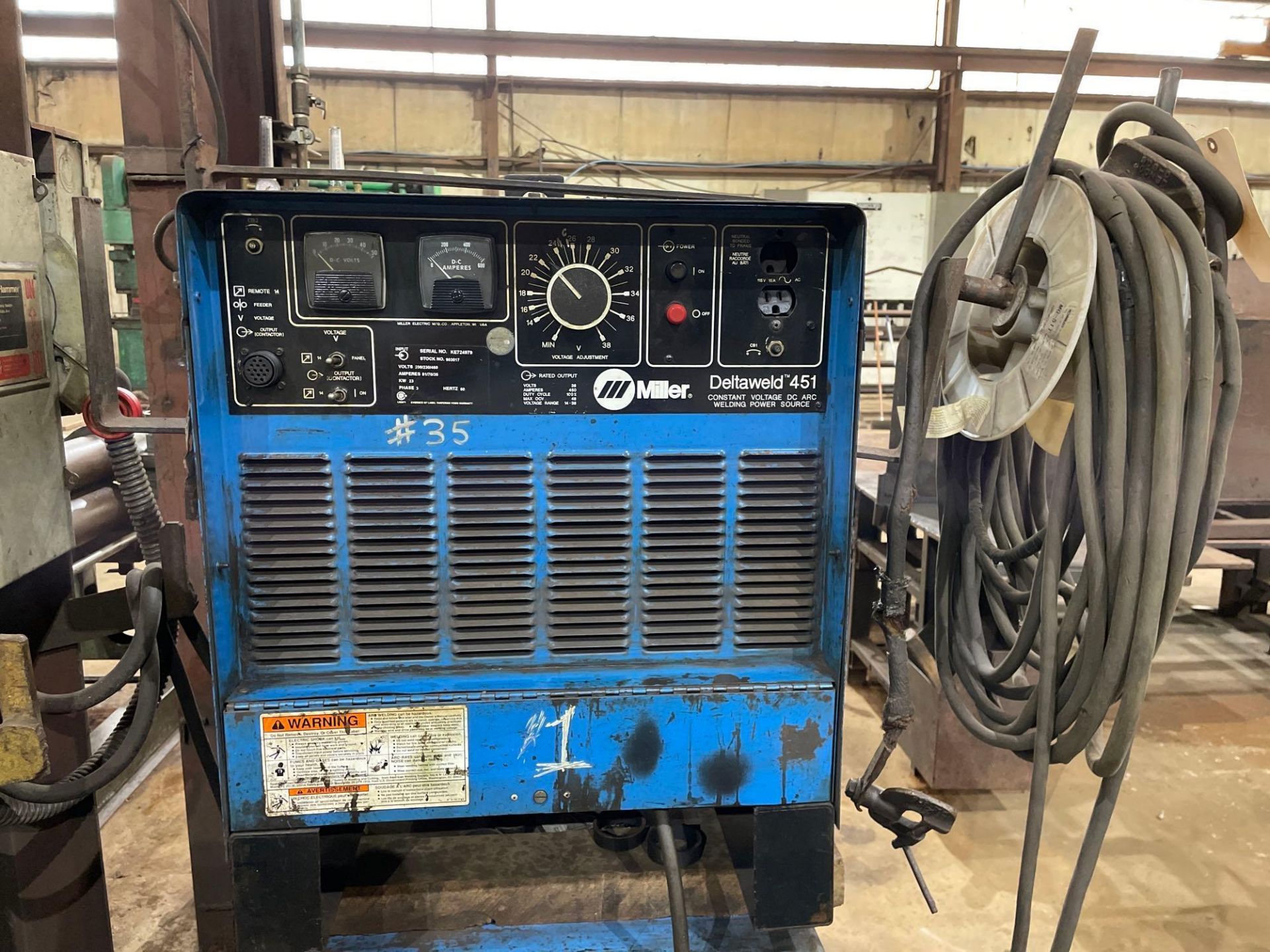 Miller Deltaweld 451 CV/DC Arc Welding Power Source