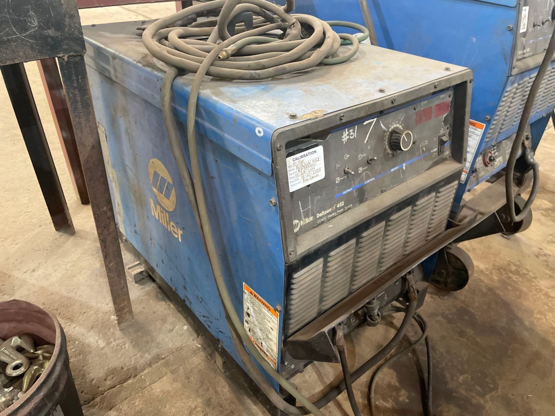 Miller Deltaweld 452 CV/DC Welding Power Source, with Miller 24A Wire Feeder - Image 5 of 8