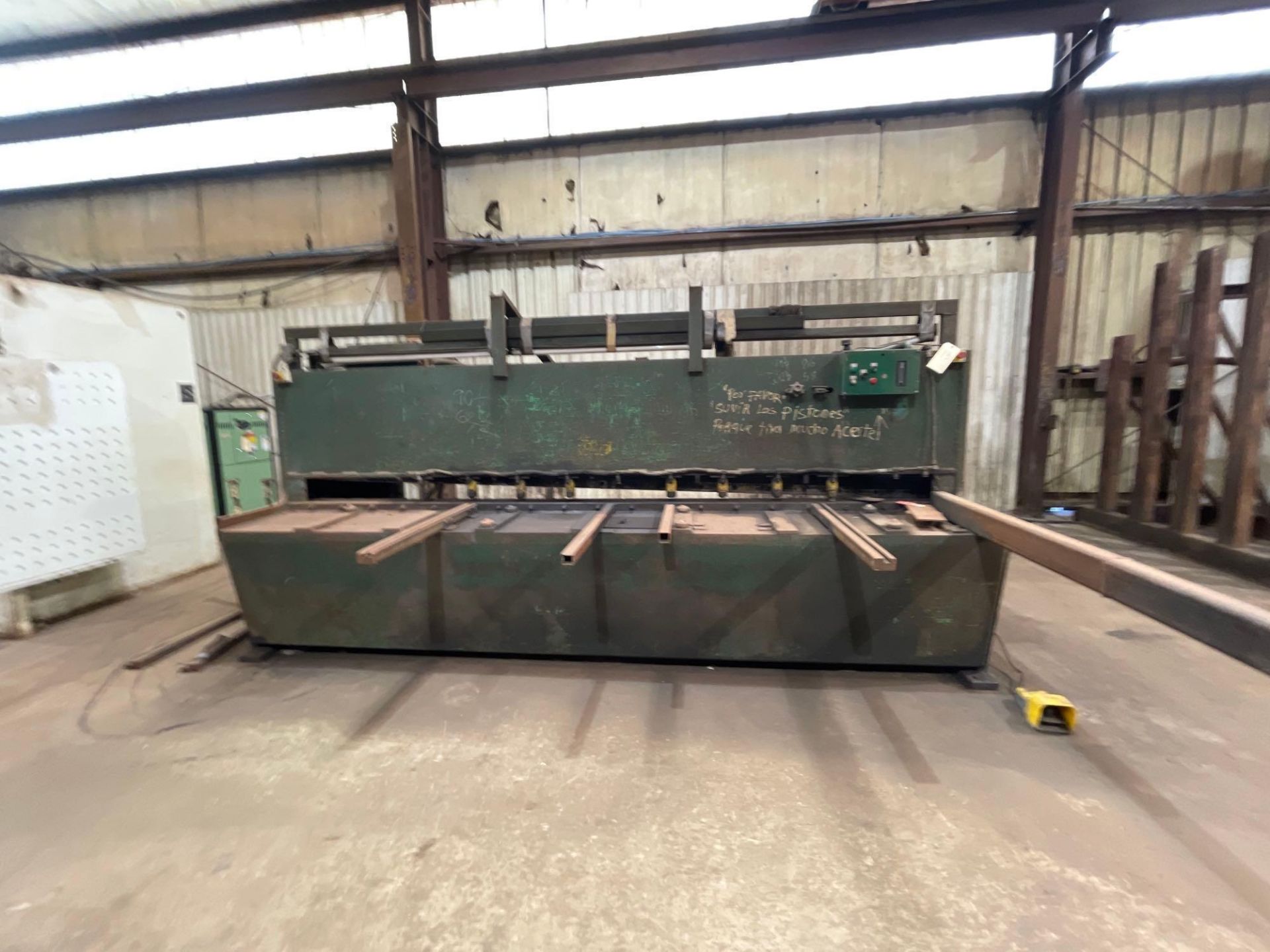 12’ Metal Cutting Shear, Brand N/A, with Direct Logic 105 Lito Controls