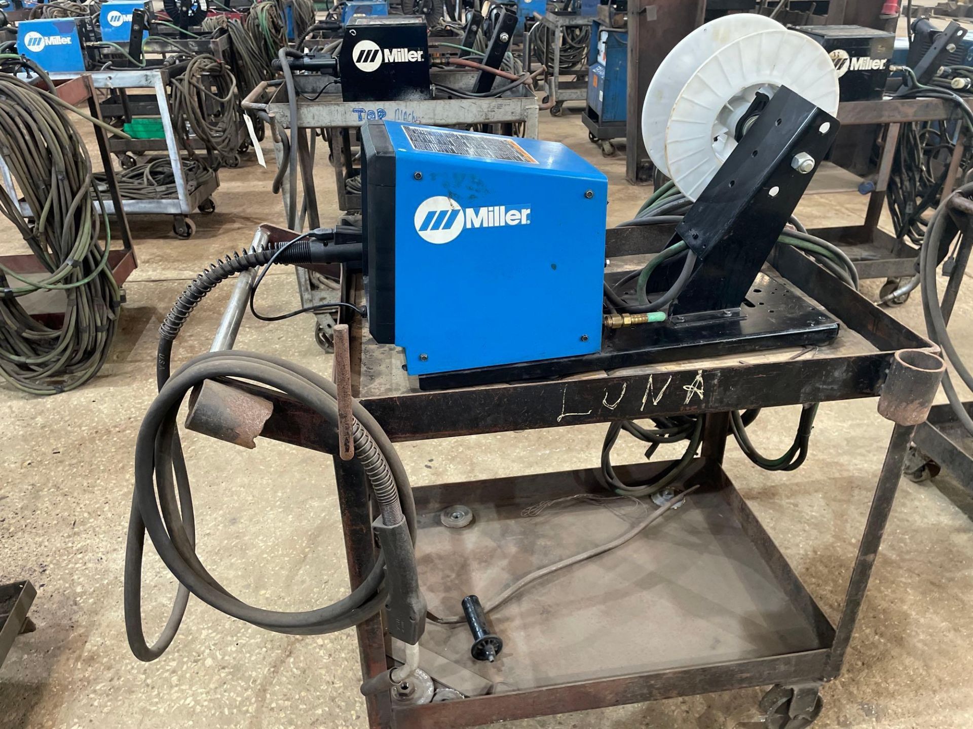 Miller 20 Series 24V Wire Feeder on Cart - Image 5 of 5