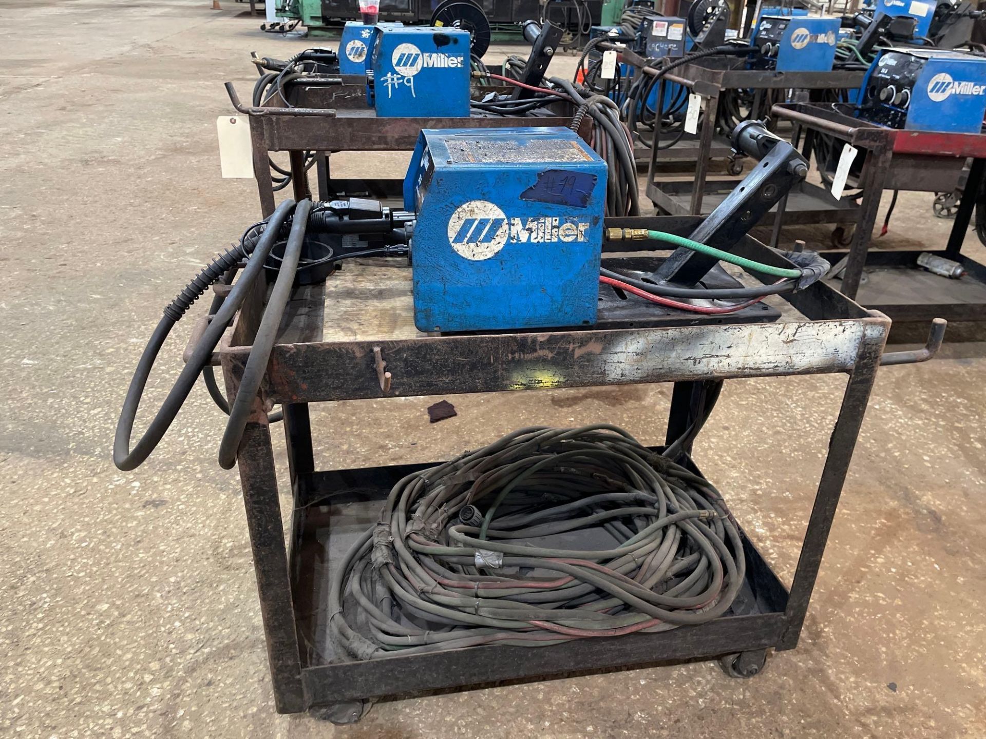 Miller 24A 24V Wire Feeder on Cart - Image 3 of 6