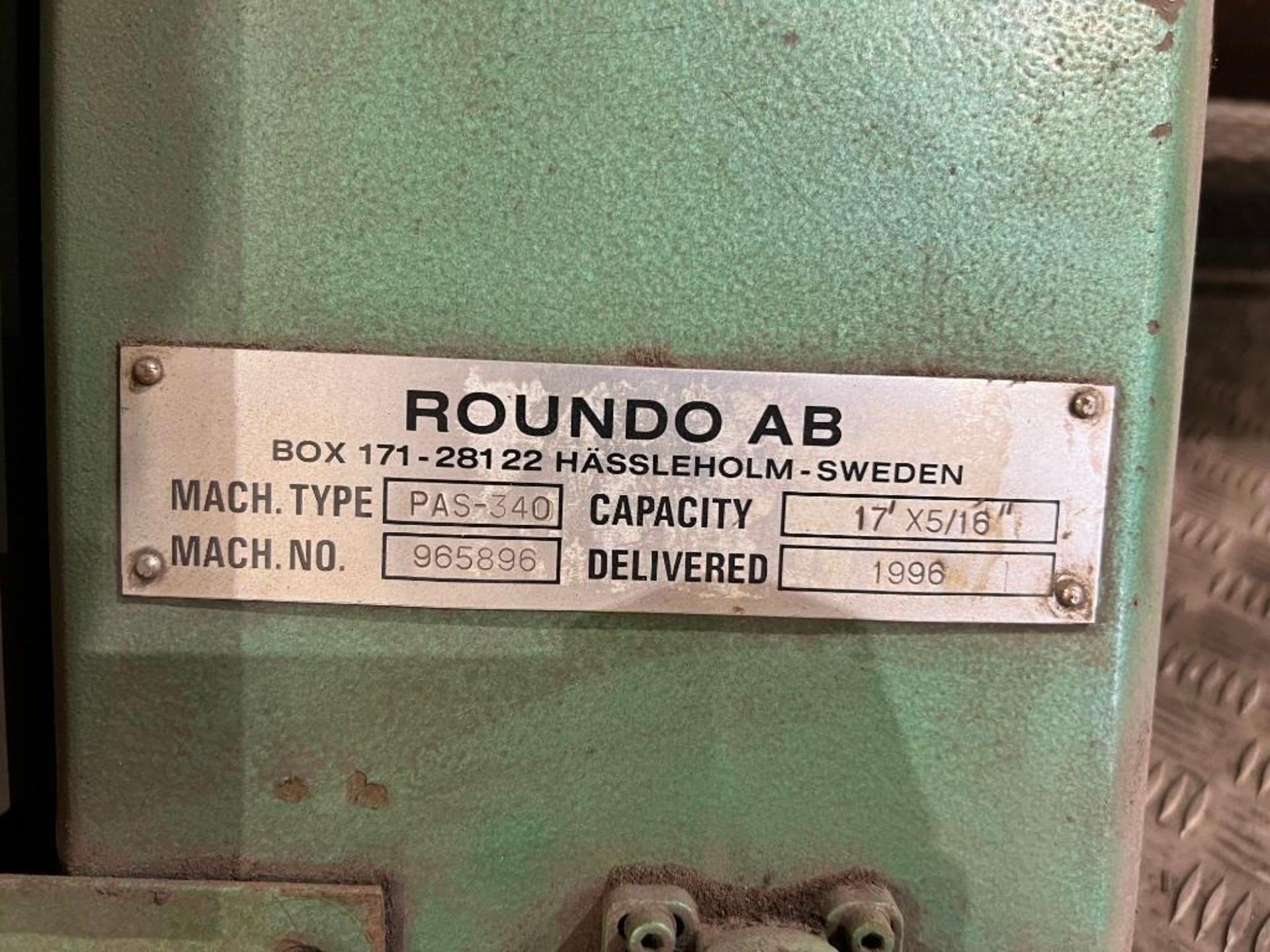 Roundo 17' x 5/16" Model PAS-340 CNC Plate Roller - Image 9 of 14